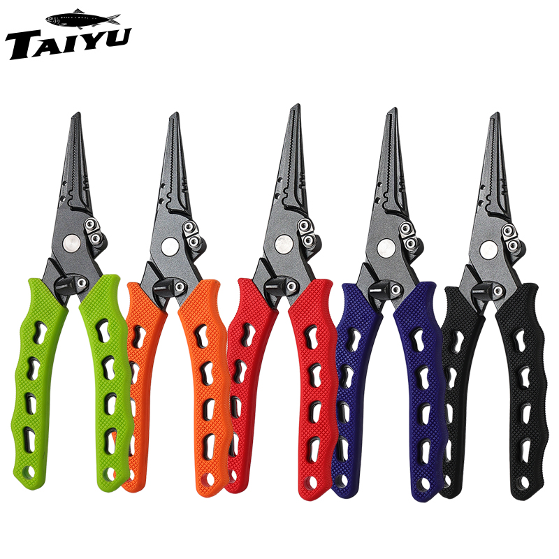 Used Fishing Equipment Near Me - TAIYU 5-color stainless steel lure pliers