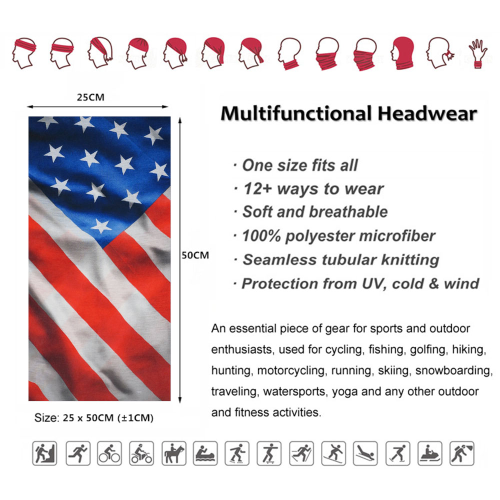 USA Flag Pattern Sun Protectiv - Fishing Gear recensie en prijs