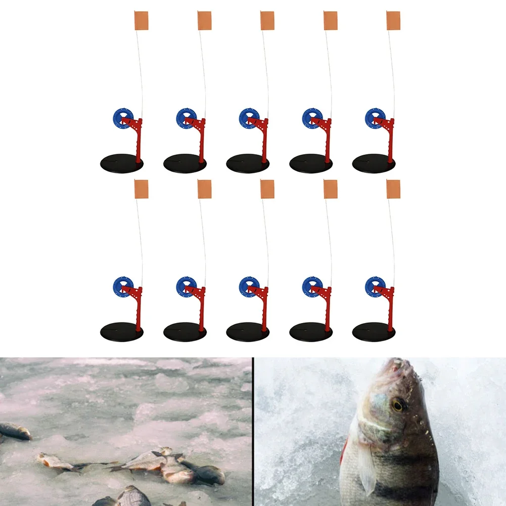 10 Pcs Ice Fishing Flag Rod Po - Ice Fishing Tip Up recensie en prijs