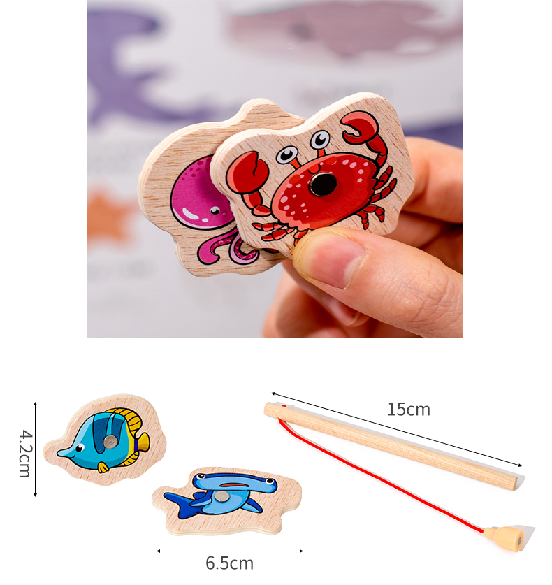 Fishing Toys Montessori Wooden - Fishing Equipment Kids recensie en prijs