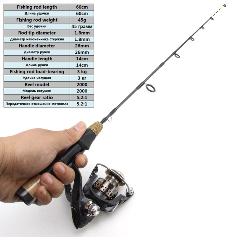 60cm 2 Tips Rod Reel Combos Wi - Ice Fishing Tip Up recensie en prijs