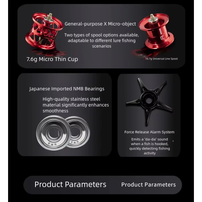 P1 Casting Reel, 7.3:1 Gear Ra - Fishing Gear recensie en prijs