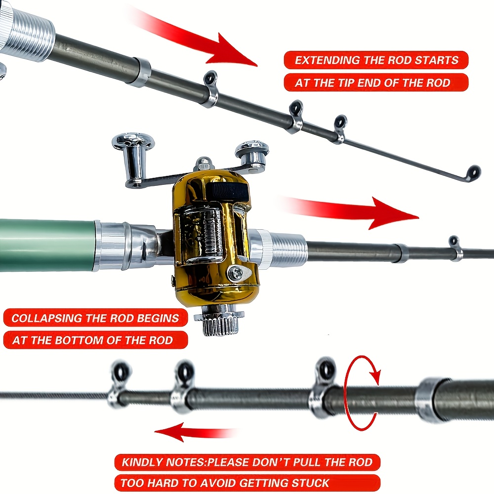 Pocket Ice Fishing Rod & Reel  - Fishing Equipment Kids recensie en prijs