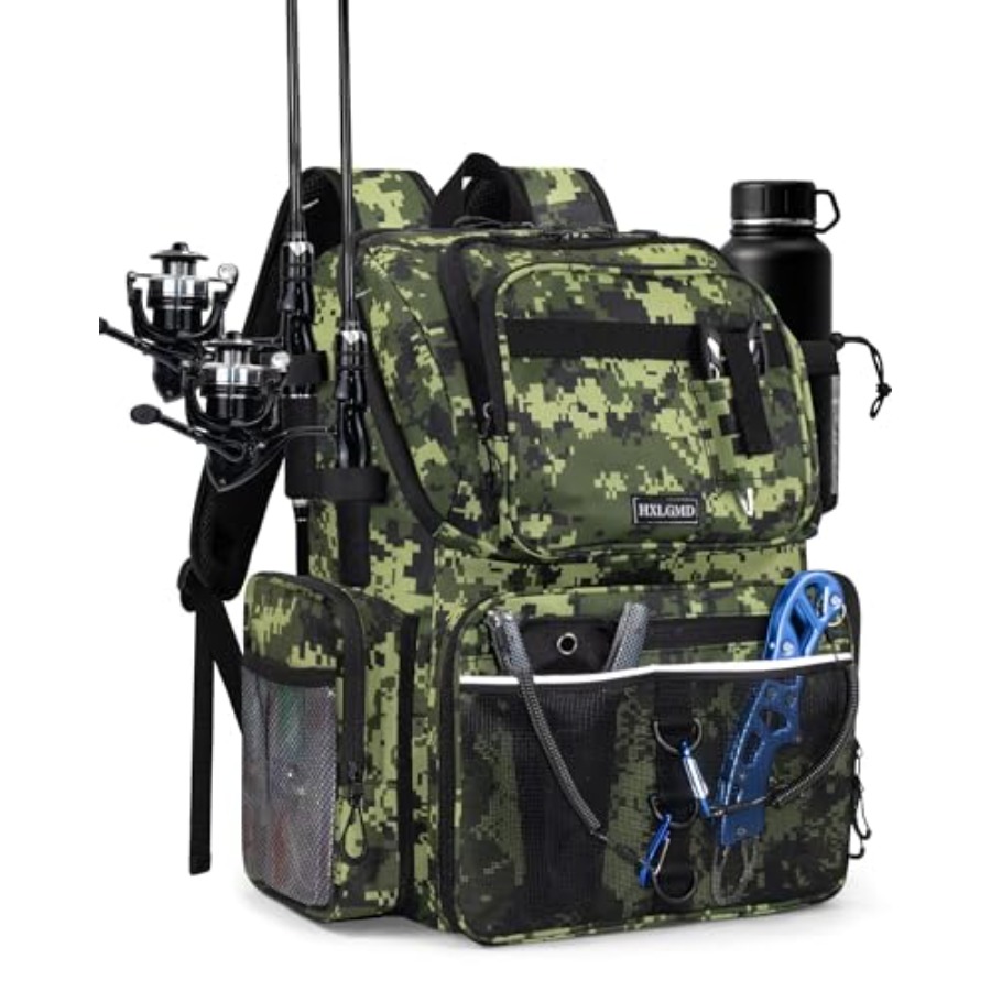 Fishing Backpack with Rod Hold - Fishing Gear recensie en prijs