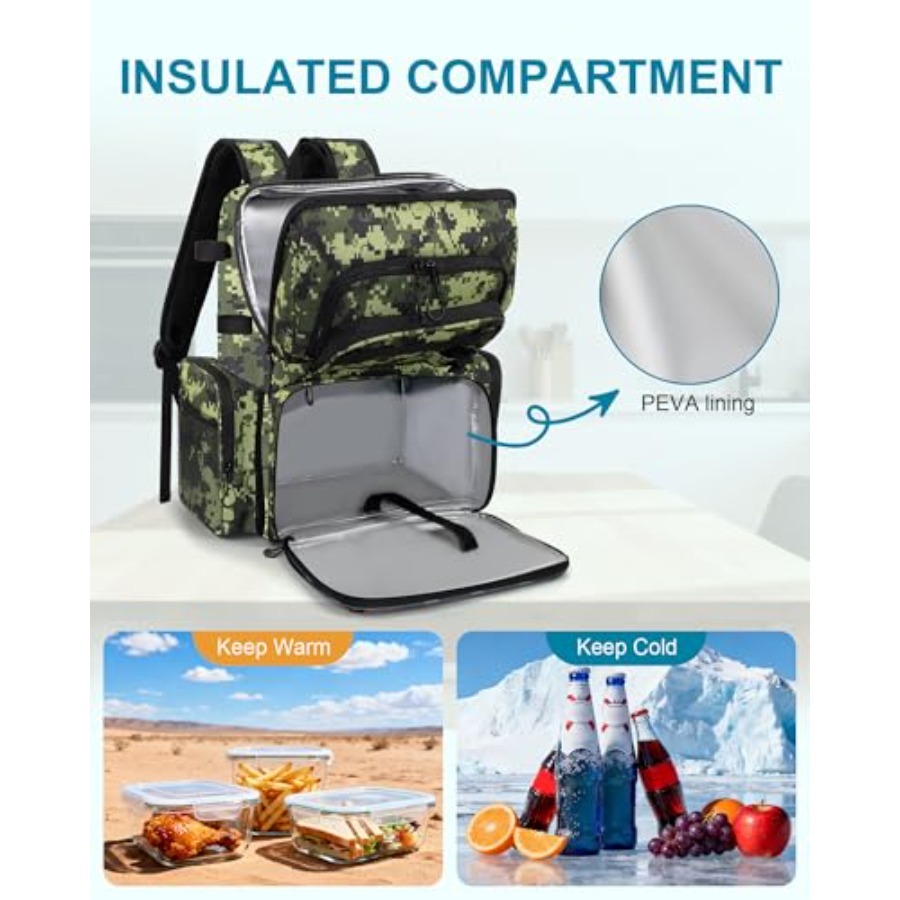 Fishing Backpack with Rod Hold - Fishing Gear recensie en prijs